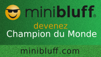 Mariefrançoise joue au Minibluff